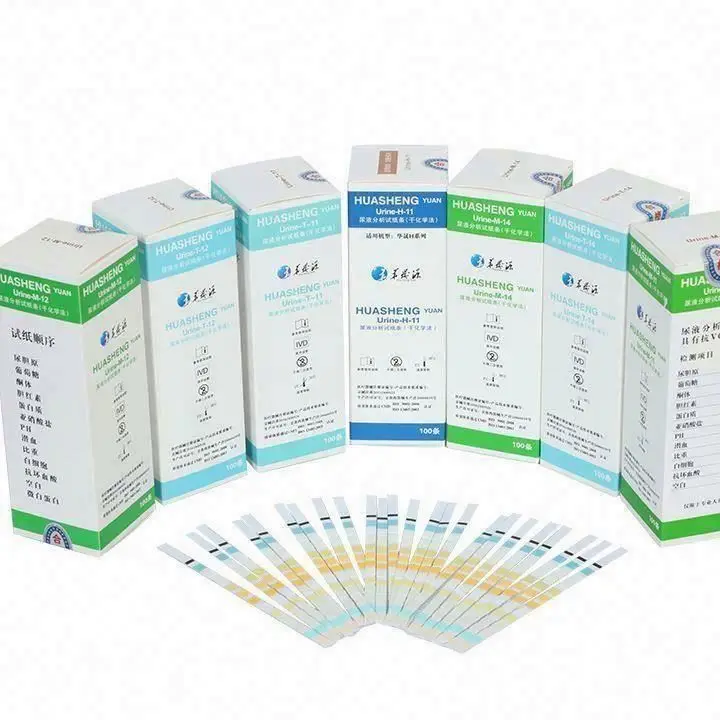 CE Medical potassium sugar Protein Laboratory Bilirubin test strips 11 parameter urine ketone meter