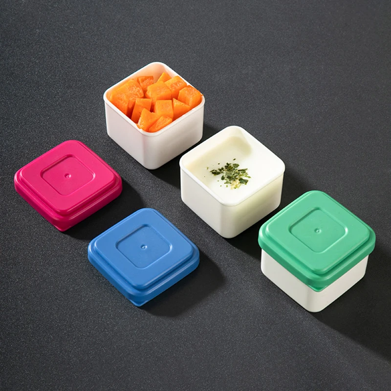BPA-Free Leakproof Bento Lunch Container 6 Compartments Separate Sauce Box High Quality Salad Snack Container Cutlery Set Travel