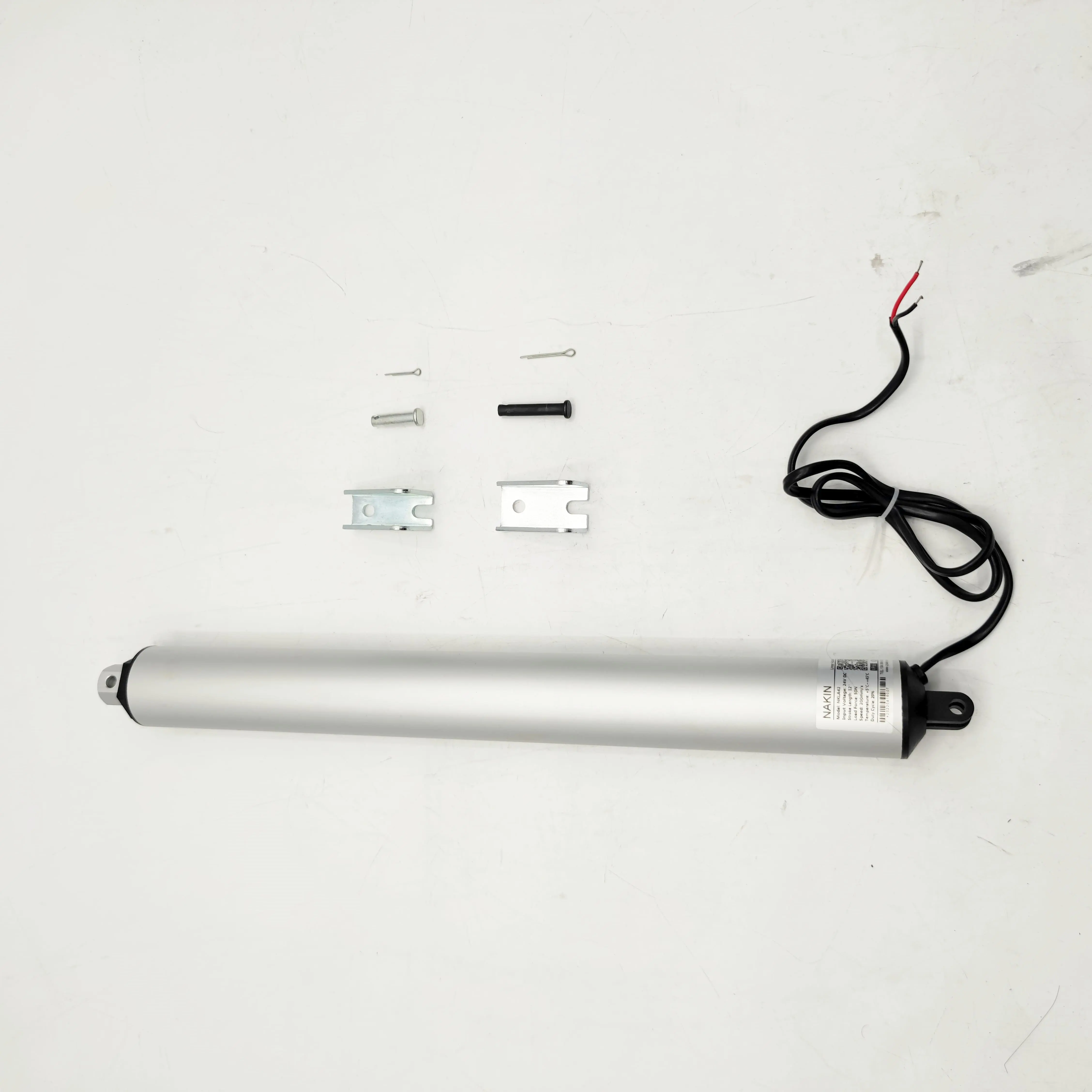 12VDC 24vdc 230mm/s 22lb force high speed linear actuator fast acting tubular actuator for door open