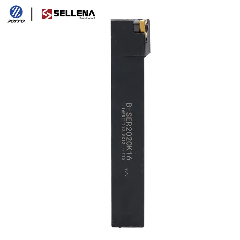 B-SER B-SEL 1212H16 1616H16 2020K16 2525M16 external thread turning tool CNC tool holder turning tool for 16ER carbide insert