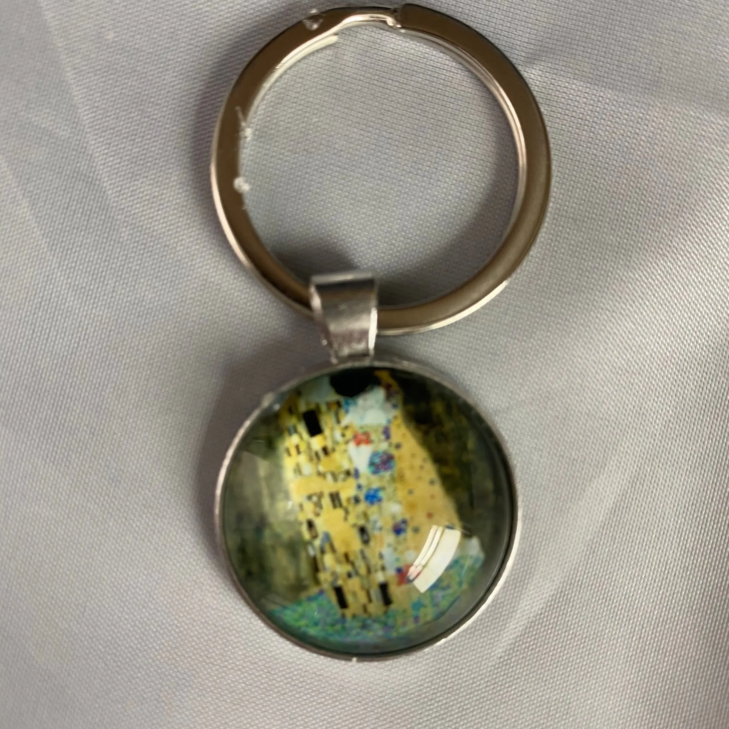 Klimt Keychains Top Sale Guaranteed Quality Business Keychain Stainless Steel Metal Keychain