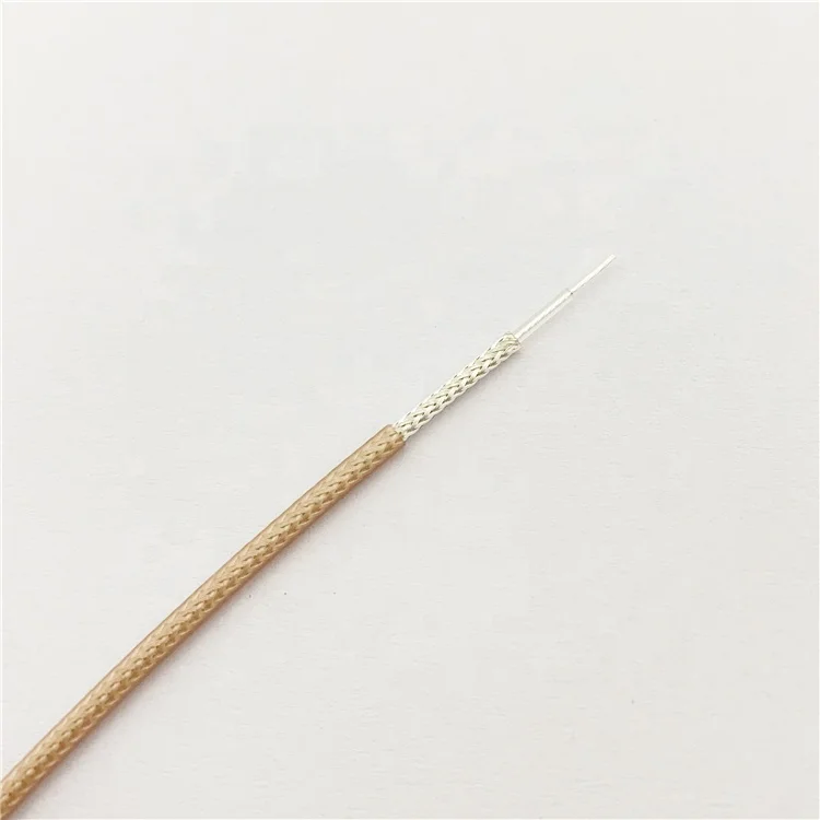 
High humidity RF coaxial line RG1.13 RG178 RG316 RG142 RG400 50 ohm high temperature silver plating Communication Cable 