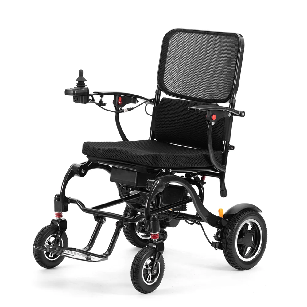 HEDY SEW05 CE Carbon Fiber Ultra Light Folding Sine Wave Control Quiet Drive Power Electric Wheelchair For The Elderly Disabled