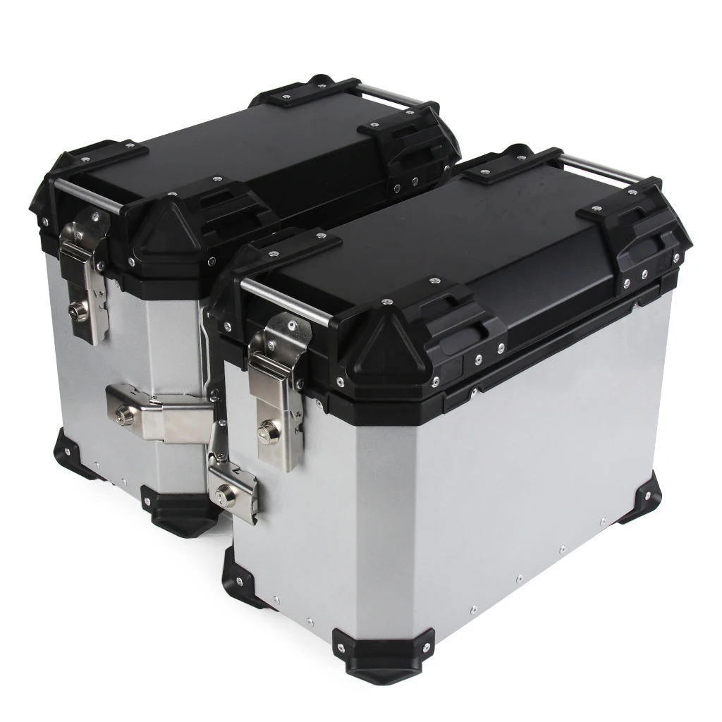0031 motorcycle top box aluminum Motorcycle Aluminum Alloy  Luggage Delivery Traffic enforcement document box