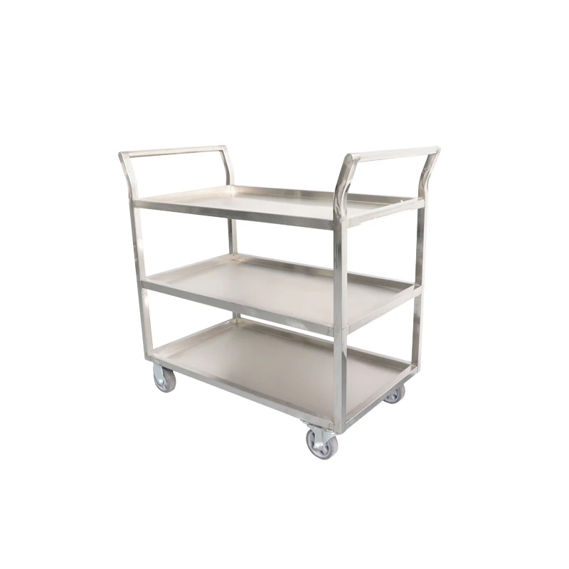 Wholesale Laboratory & Hospital Trolley 3 Layers Medical Equipment Stainless Steel Trolley