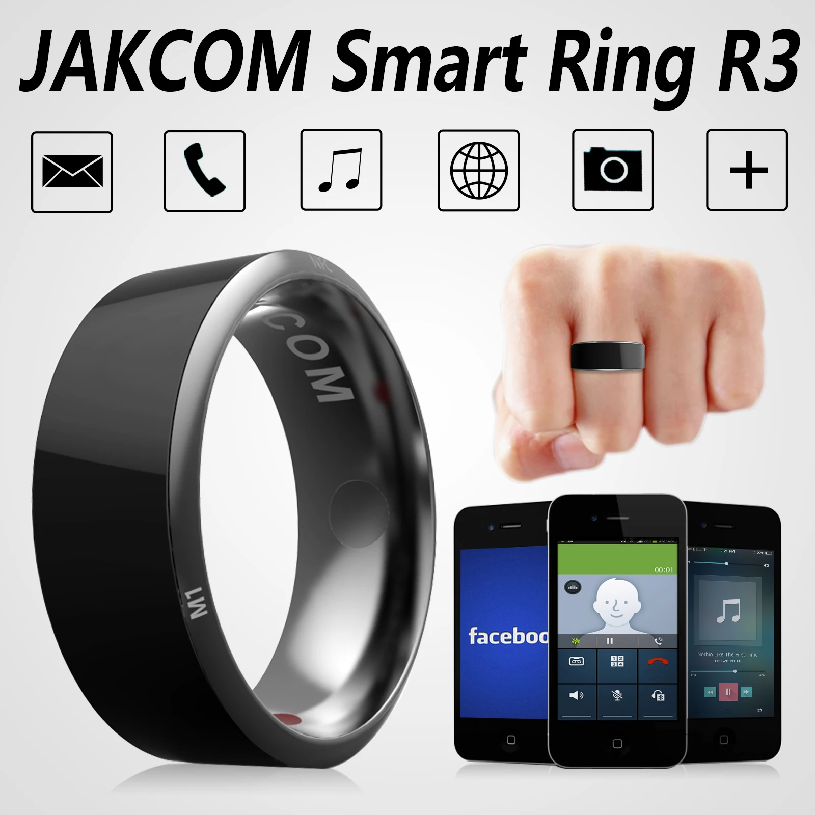 
New tech Health Tracker Wireless Sharing Ip68 waterproof Magnet Finger ring for Android ISO Smart ring mota smart ring 