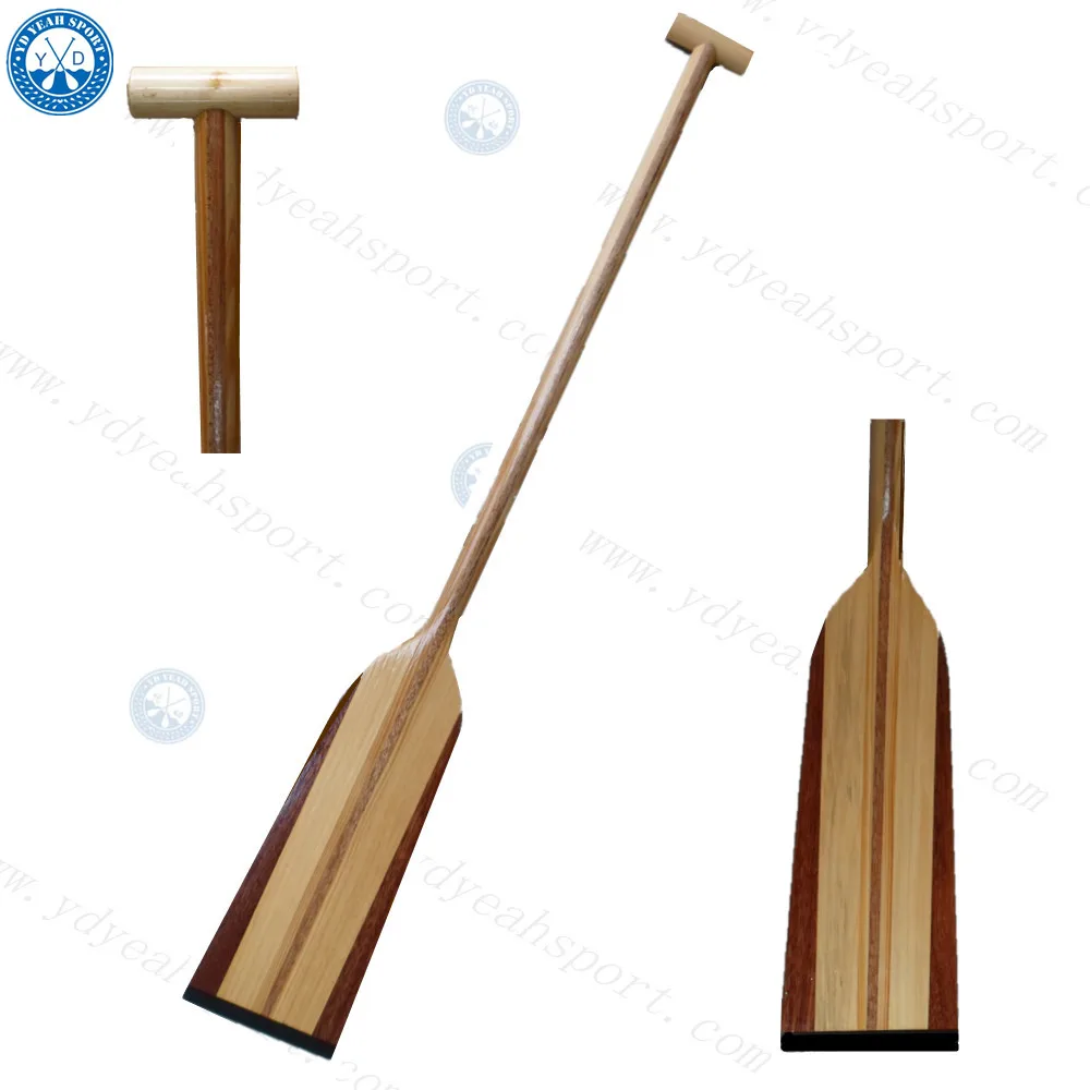 custom length fixed wooden superior durable dragon boat paddle