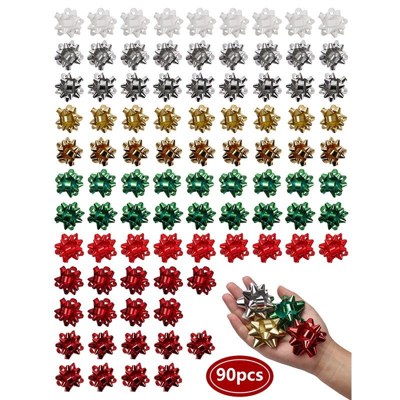 
Made in Vietnam Christmas Gift Packaging Pp Ribbon Gift Bow for Christmas Party Decoration 