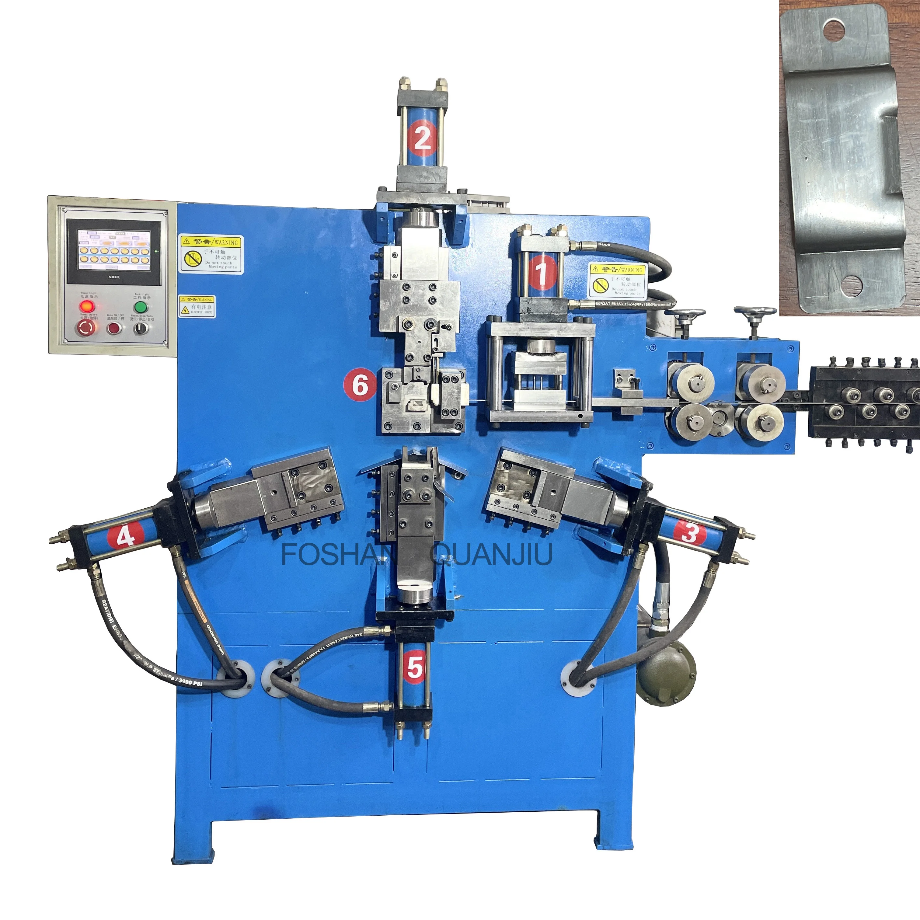 U Shape Product Made by Hydraulic Automatic Buckle Sheet Wire Forming Machine