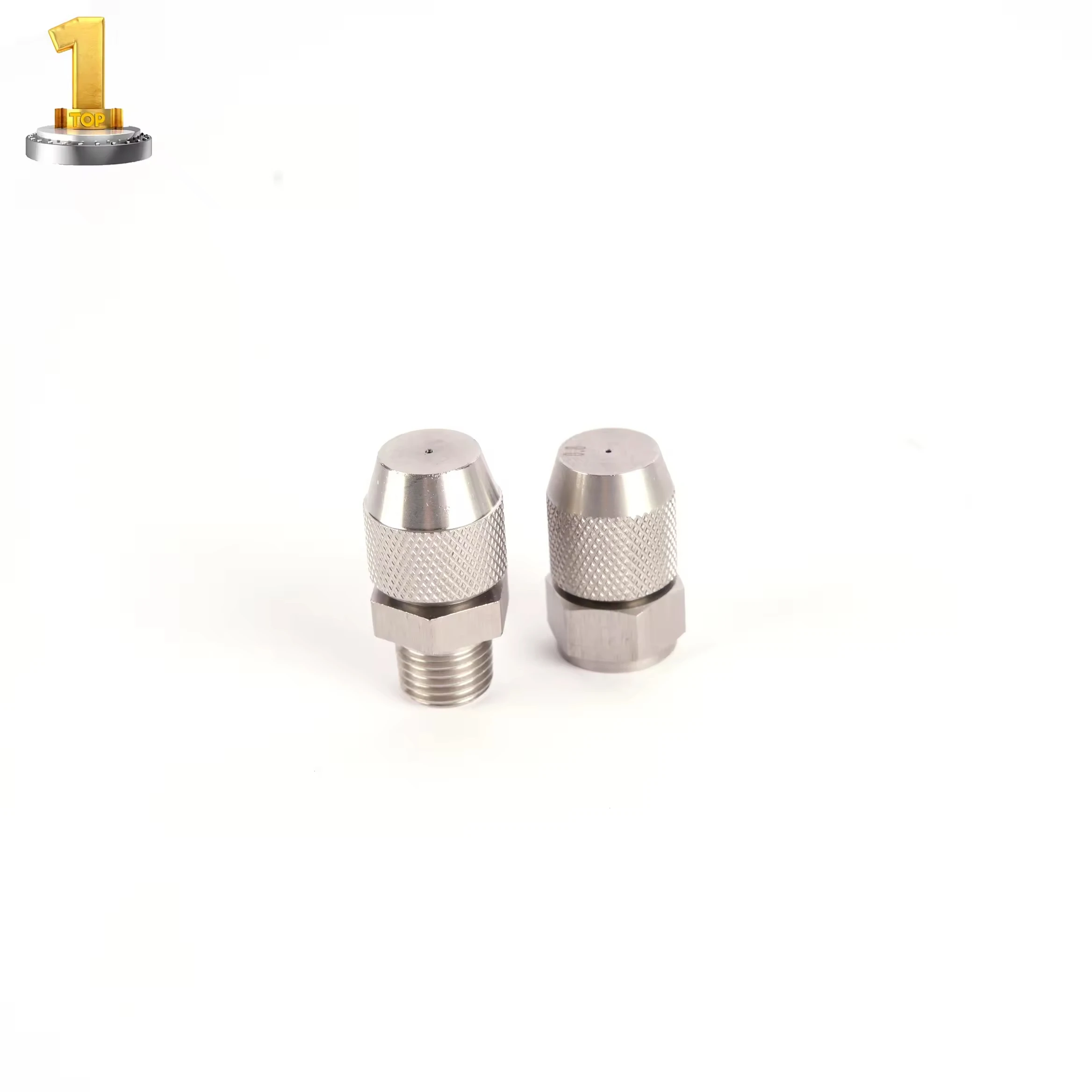 304 Stainless Fogging Machine Nozzle, adjustable Air Atomizing Nozzle, Low Pressure Mist Spray Nozzle