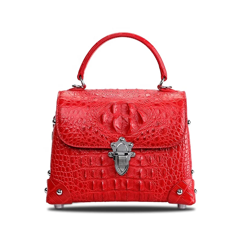 Fashion versatile shoulder bags leather alligator handbag women bag handbag luxury crocodile handbags women