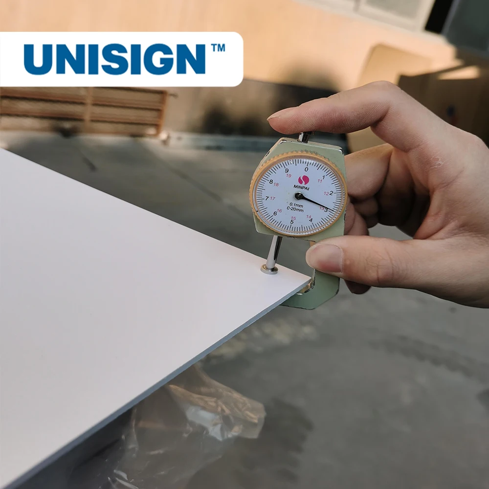 High density light weight advertising board 1.22m*2.44m 3mm pvc foam board sheets with digital printing