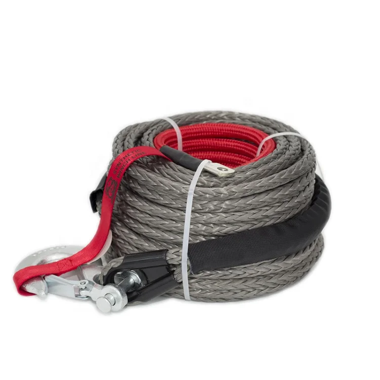(BANNER ROPE) Manual Hand Winch rope with tube thimble Hook