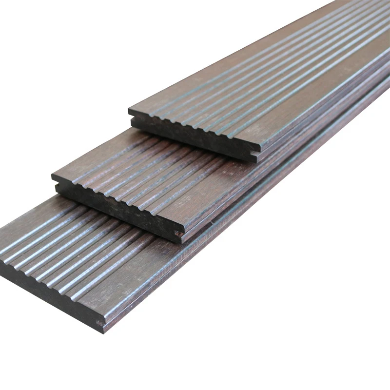 
Carbonized horizontal strand woven bamboo flooring 25mm OEM cheap bamboo board decking outdoor 