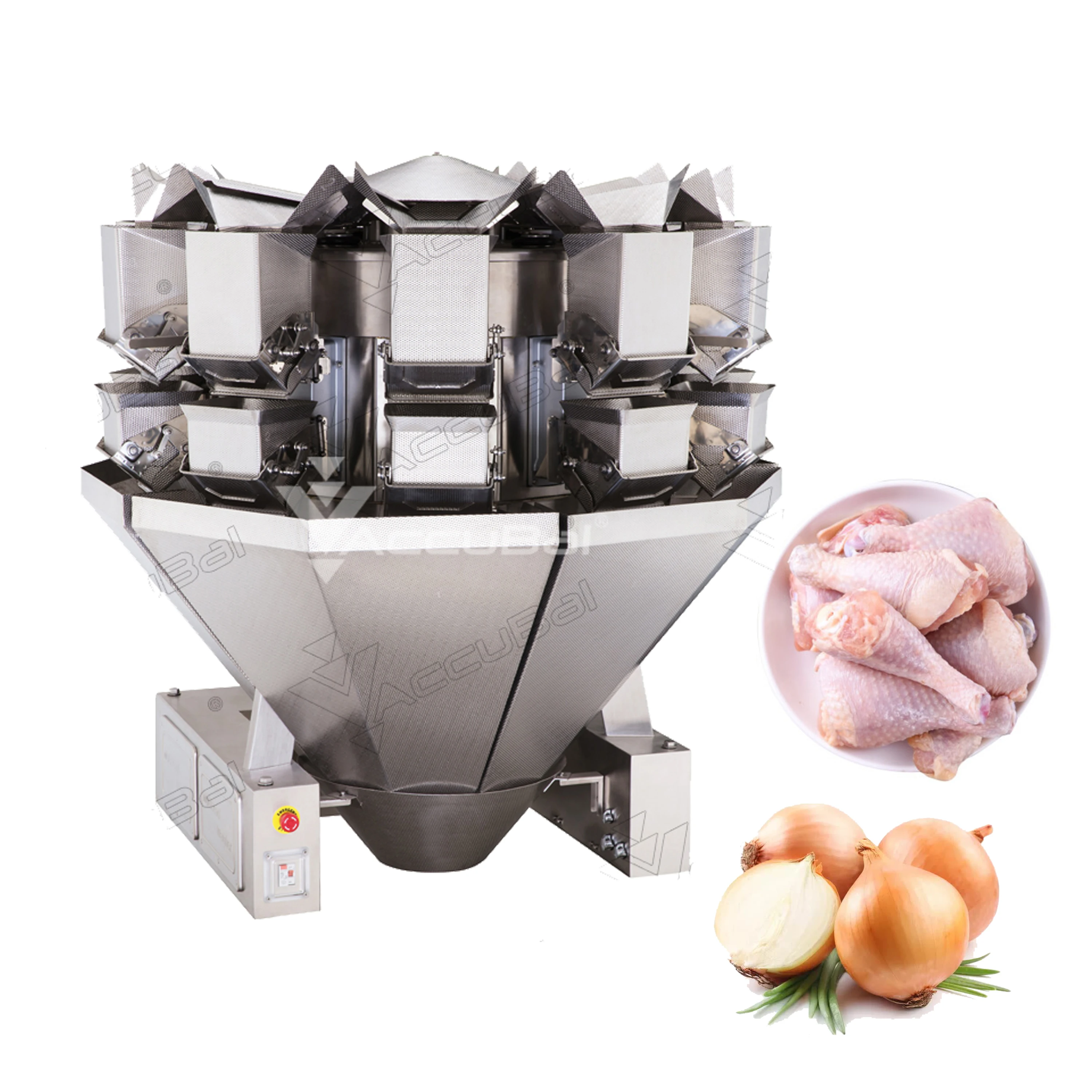 Orange Apple Potato Multihead Weigher Frozen Fruit Vegetable Packaging Weigher Machine