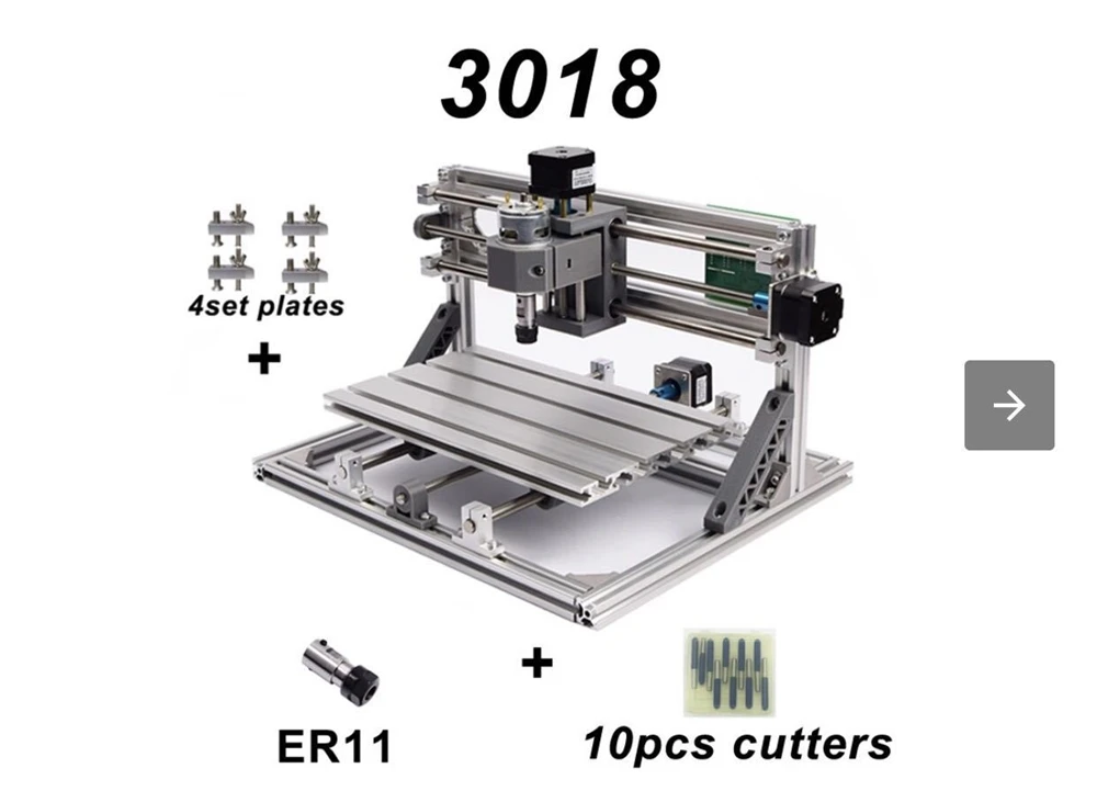 DIY резьба мини гравер 3018 + 3 Вт лазерная гравировальная машина с ЧПУ печать для дерева акрил ПВХ