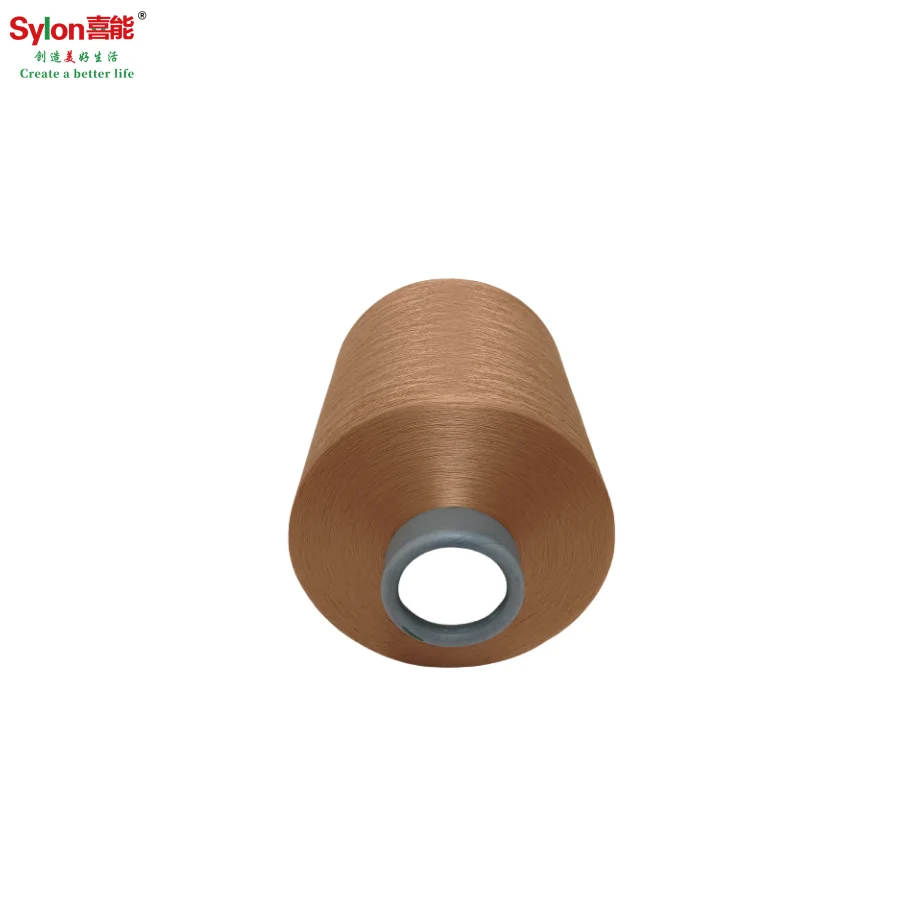 Red copper antibacterial polyester DTY yarn for knitting fabric  Factory direct sales Spot goods   75D/36f