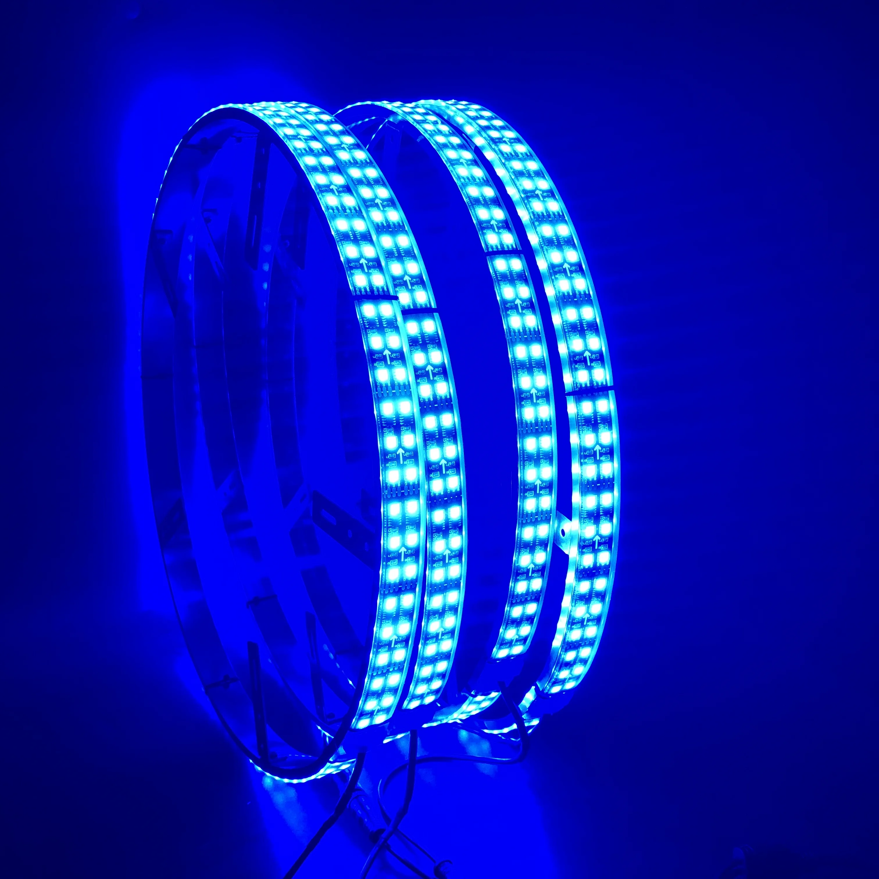 Wheel Ring Lights 17 Inch Car Wheel Rim Lights Led Waterproof Wheel Lights