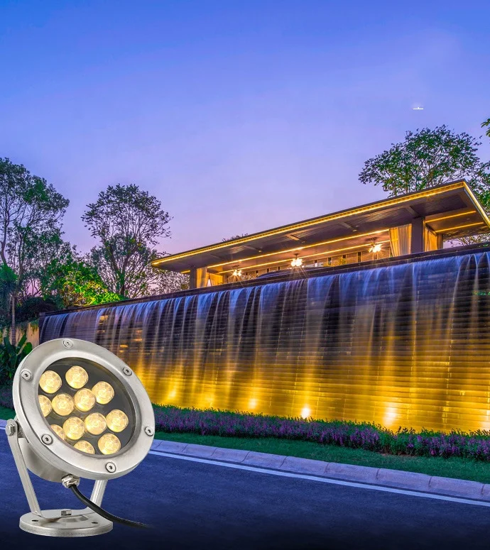 Underwater, pool, fish pond, fountain, waterproof, colorful spotlights, fish tank lights LED pool lights