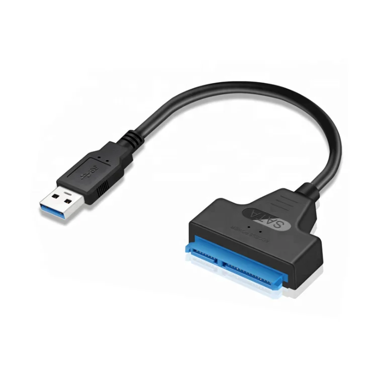 Высокоскоростной черный Жесткий диск 2 5 дюйма SSD HDD 4 ТБ USB 3 0 Sata адаптер для жесткого диска двойной кабель