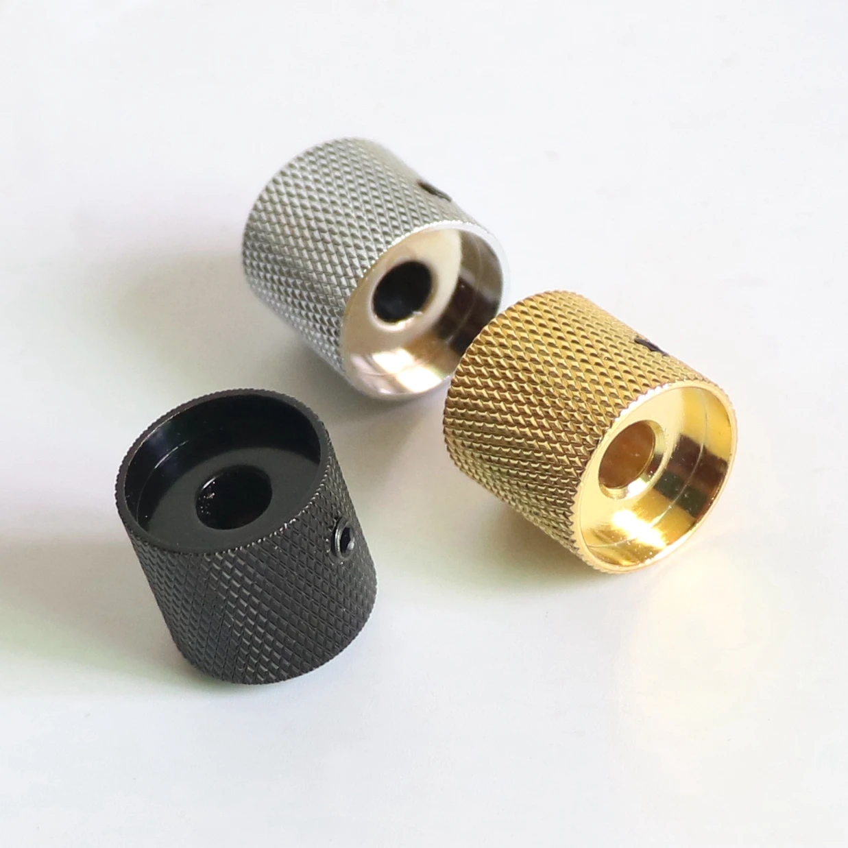 Wholesale Gold Color Dome Guitar Knob with Hex Screw Fixed for Bass Control Metal Knobs From Factory