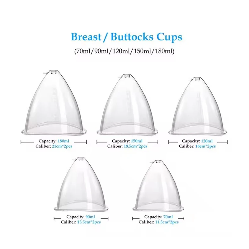 Big Cups Cupping Therapy Breast Enlargement Machine Vacuum Butt Lifting Buttock Enlargement Machine Price