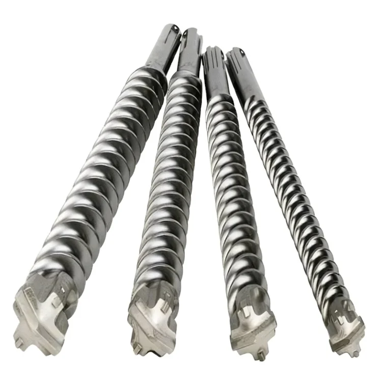 12*280mm SDS Drill Bits 4-Cutters  Carbide Concrete Drill Bits SDS Max Hammer Drill Bit Brocas for Drilling Concrete,Stone,etc