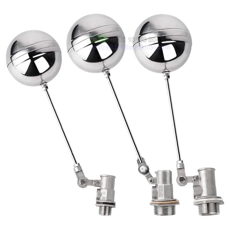 China Manufacturer Stainless Steel Water Tank Float Ball Valve SS304 Hot Water Float Valve Tank with Male Thread NPT BSP