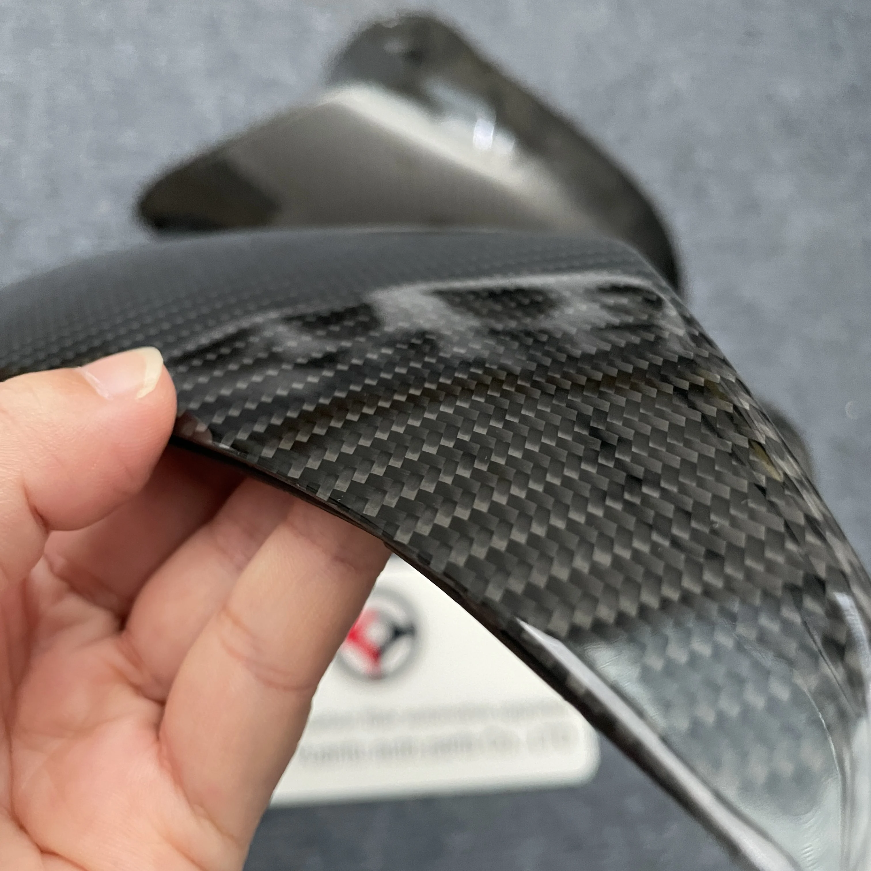 For BMW F87 M2 LD Real Carbon Fiber Rear View Mirror Cover  Accessory Compatible Replacement Car Side Rearview Caps Case Shell