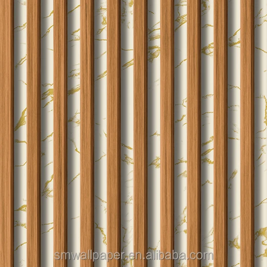 3D Wallcovering living room bedroom background PVC wallpaper Modern Style Wooden Wallpapers for Office Home Hotel decor