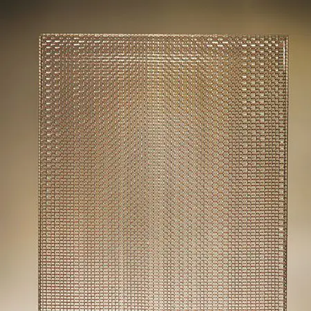 Togen Interior Lobby partition decorative wired glass