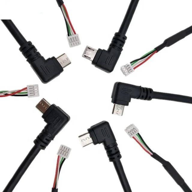  Прямоугольный Micro Usb Штекерный разъем для Jst Gh 4pin 1 25 мм кабель передачи данных коммуникационного