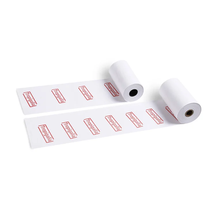 Factory wholesale customized logo thermal paper roll 57x40 cash register roll for supermarket