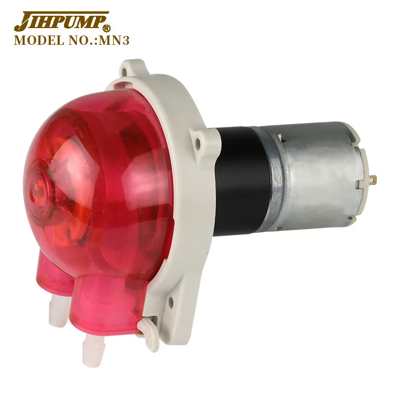  JIHPUMP 110 В 220 5 об/мин Маленький Мини Микро перистальтический насос газовые химические добавки медицинская вода жидкость Дозирующий шланг насосы