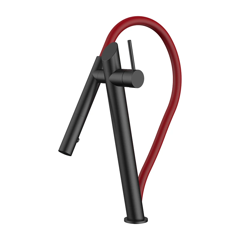 New Design Dual function sprayer pull out kitchen faucet gun metal hot cold mixer kitchen faucet