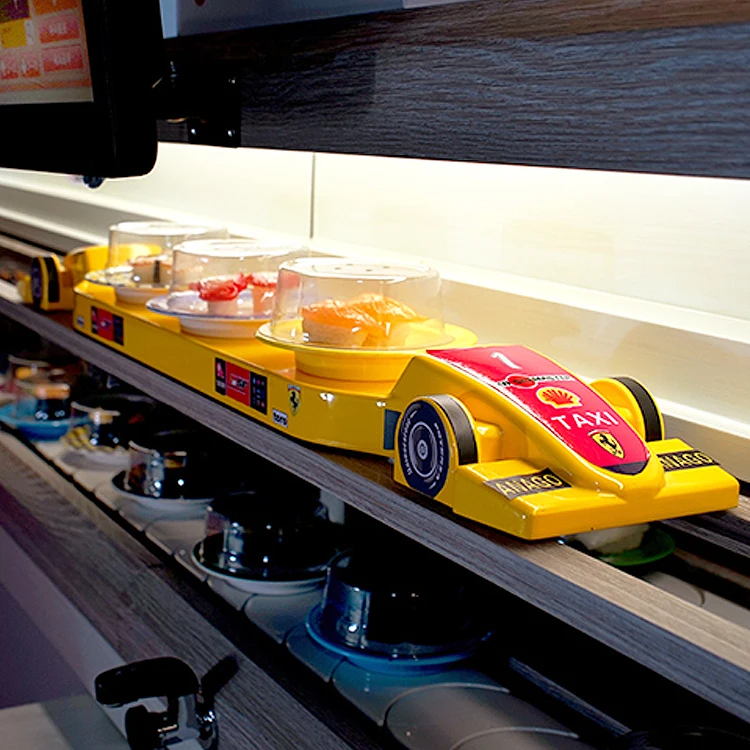 dining table conveyor belt Rotary hot pot dipping table feeding table equipment Sushi conveyor belt for food Dinning Conveyor