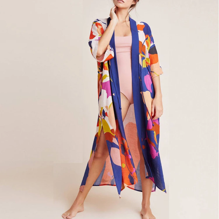 plus size bath suit kimono beach cover up kaftan