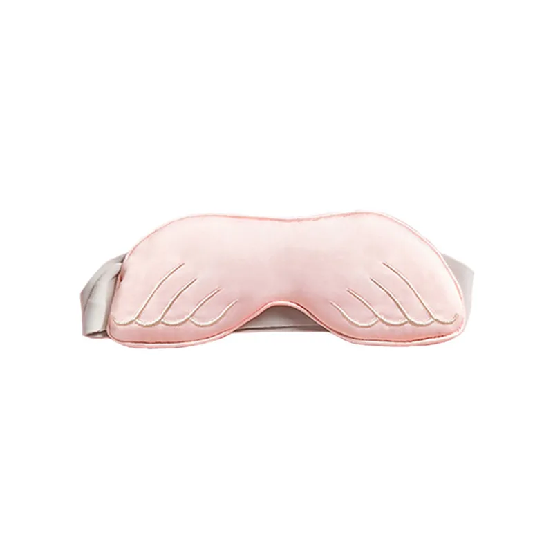 
Wholesale USB Electric Heated Silk Eyeshede Relieving Fatigue Sleep Eye Mask Infrared Electrothermal Heated Eye Mask Silk 
