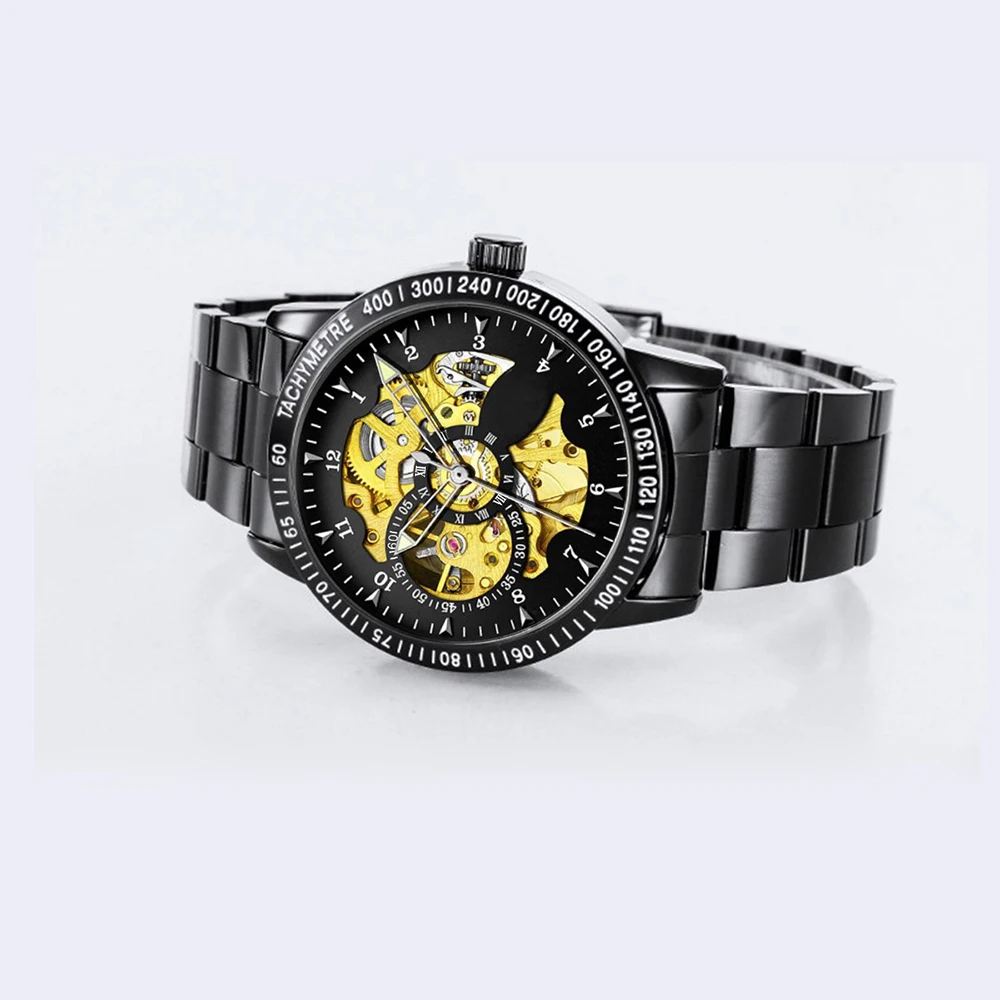 Luxury Fashion Top Mechanical Watch Sport Automatic Original Man Watch 2021 Water Proof Stainless Steel Zinc Alloy Latest Round