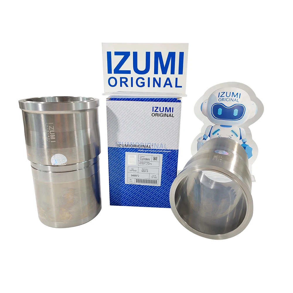 IZUMI ORIGINAL Cylinder Liner Kit QSX15 Piston QSL9 KTA19 KTA50 QSK23 Gasket for cummins Parts