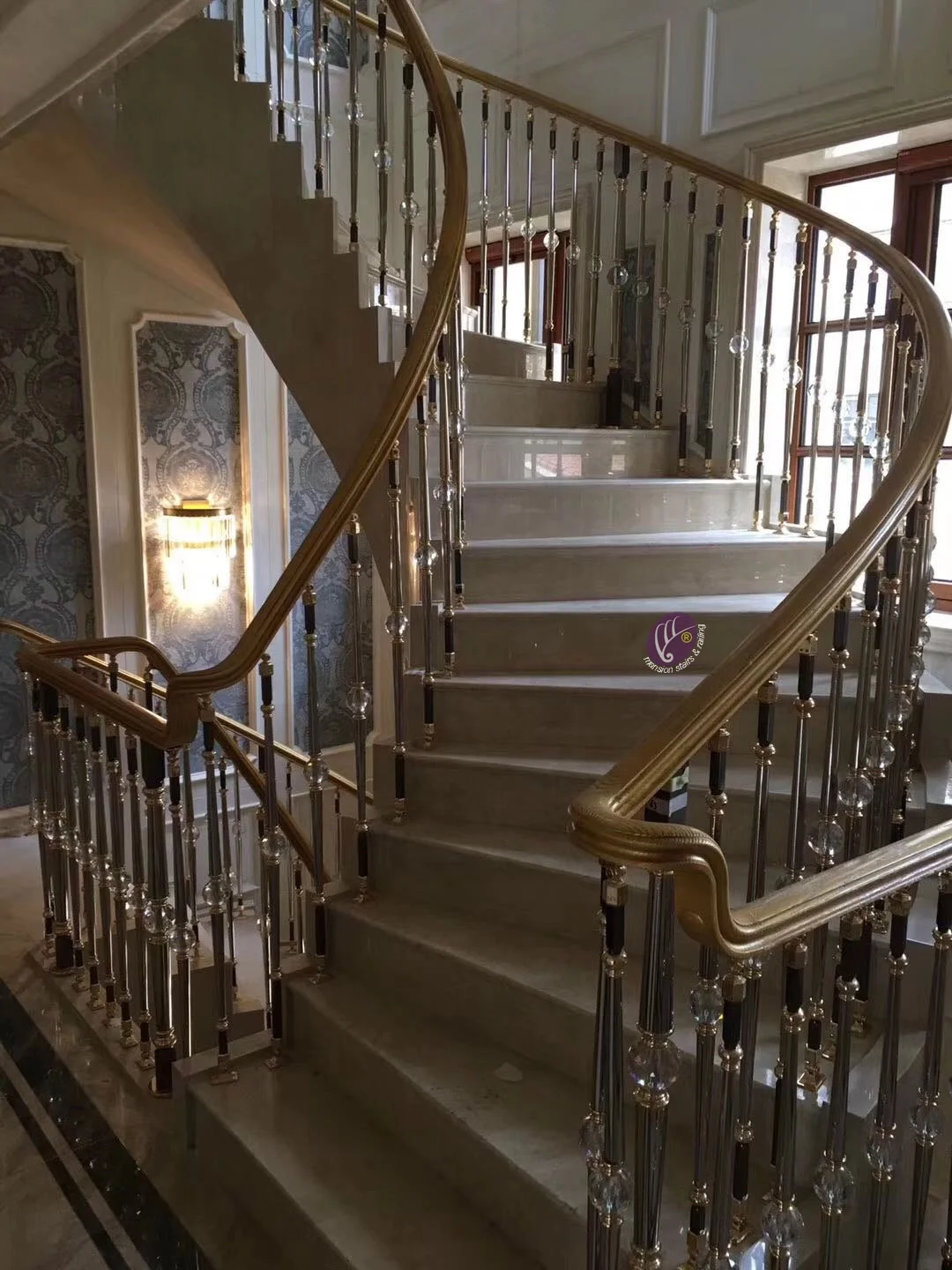 
Optional Pattern Aluminum Alloy Balustrade Outdoor 