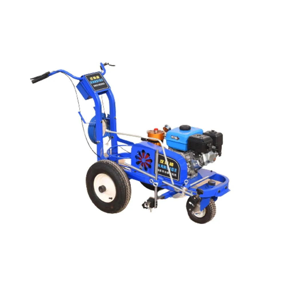 Plastic runway lineation equipment cold spray road marking machine hand push spray line machinery
