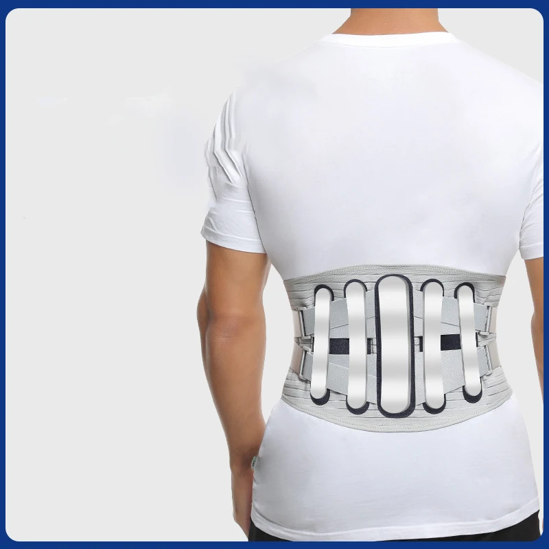 RUNYI Hot Selling Breathable Double Belt Press Pain Relief Sports Compressive Waist Support Wrap for women and men