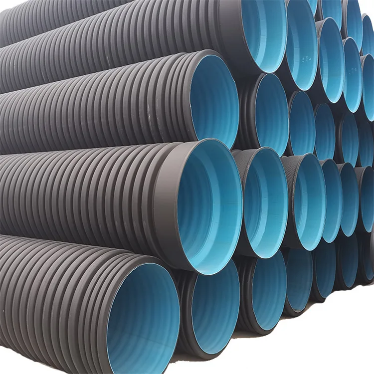 50 мм 90 12 дюймов Опора Hdpe Двухстенная гофрированная труба 110 3 дюйма с ценой на метр производство