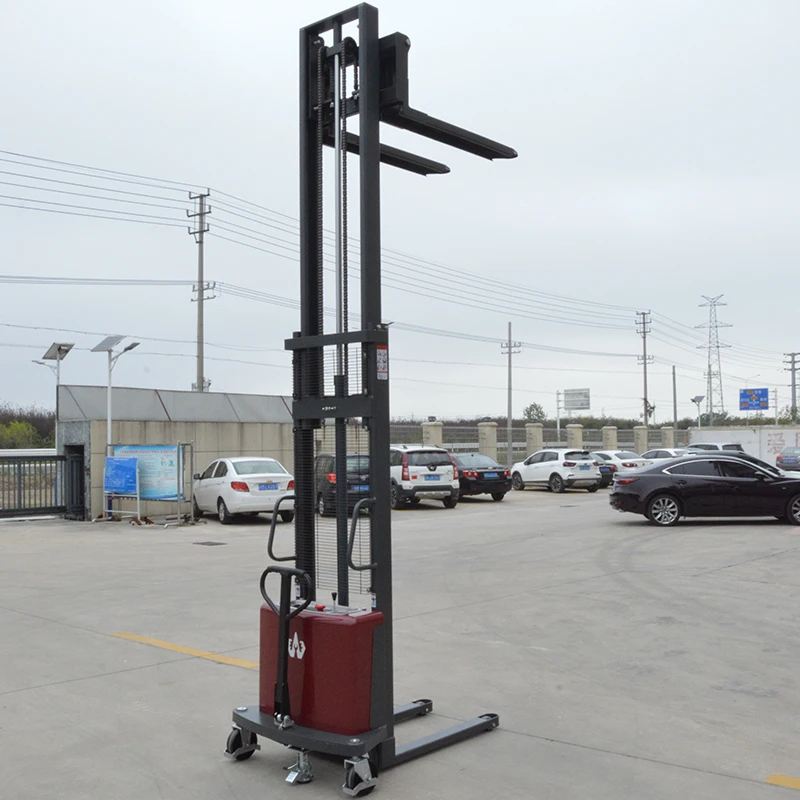 Cheap Factory price semi electric pallet truck 1000Kg Semi Electric Stacker Forklift