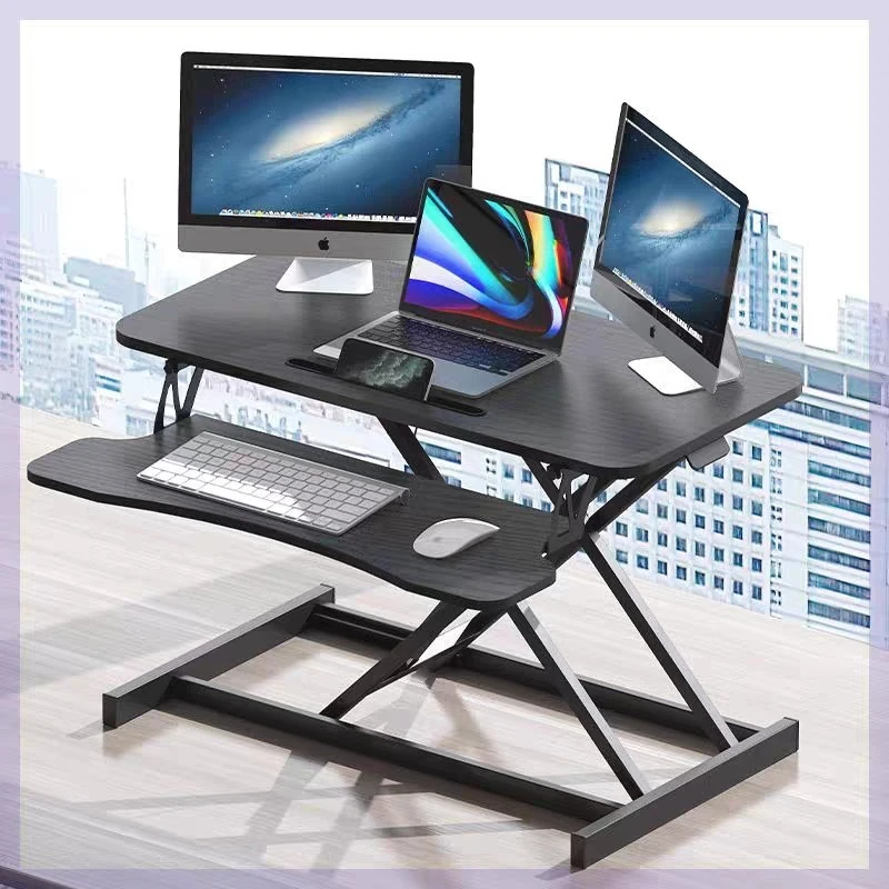 2024 Youtai Wholesale Minimalist Adjustable Height Laptop Table  Spring Computer Desk Folding Computer Table