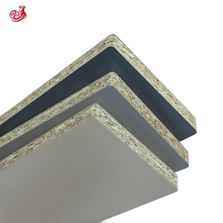 pet plastic coating finish filmed pvc coated particle board panel high gloss pet faced board