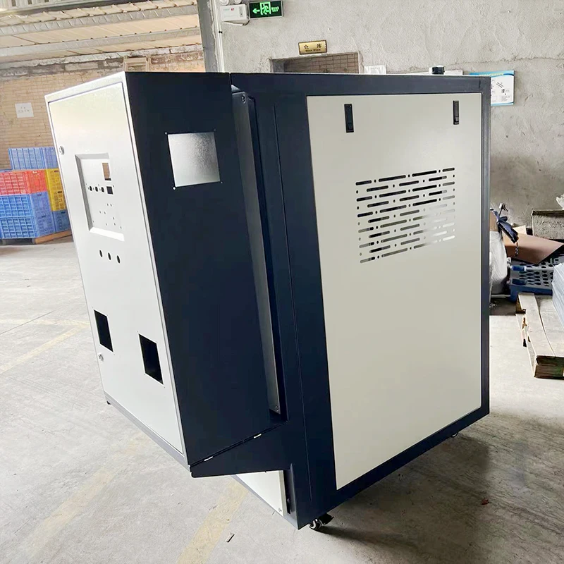 OEM high-grade customized chassis cabinet electrical box sheet metal box enclosure / laser cutting square tube bending service