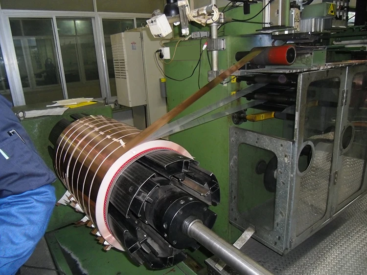 Automatic HV Cast Resin Transformer Foil Winding Machine