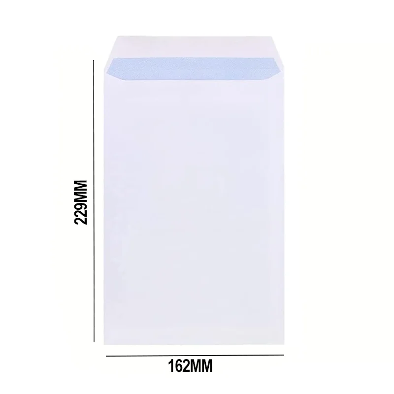 Hot Sale 229X162MM Custom Size Letter Paper Mailer A5 White Self Seal Pocket Envelopes